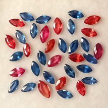 Blue, Peach, Red, Orange, Sapphire, Marquise shape, 5.72 Cts, 35 Pcs. Lot , Sapp - £196.40 GBP