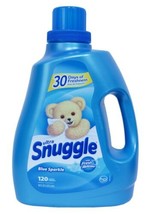 Snuggle Fabric Softener Liquid, Blue Sparkle, 96 Ounces, 120 Loads - £17.21 GBP