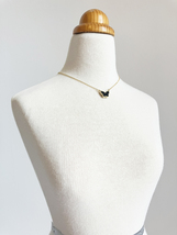 Onyx Mini Butterfly Adjustable Necklace - $35.00
