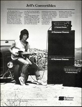 Jeff Beck 1985 Seymour Duncan Convertible guitar amp ad b/w advertisement print - £3.38 GBP