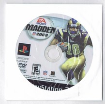 Madden 2003 PS2 Game PlayStation NFL Football disc only - £7.73 GBP