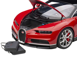 Bugatti Chiron Italian Red and Nocturne Black 1/12 Model Car by Autoart - £405.39 GBP