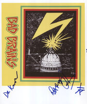 Bad Brains (Band) SIGNED 8&quot; x 10&quot; Photo + COA Lifetime Guarantee - $169.99