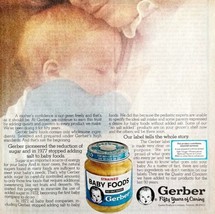 Gerber Baby Food 1979 Advertisement Vintage Mothers Quality Concern DWKK7 - £23.53 GBP