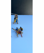 Schleich world of knights Blue Gold Horse and rider Figurine year 2003 - $26.04