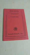 Vintage Stolen Identity Charles Emery Samuel French Playbook 1980 - £7.85 GBP
