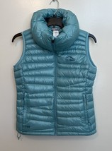 LL Bean Down 700 Fill Puffer Vest Full Zip Blue Women&#39;s Size Small - $752.48 MXN