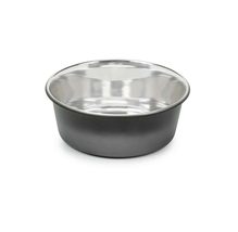 Dog Bowls Stainless Steel Chic Ombre Color Bowls Silicone Base Non Skid ... - £12.82 GBP+