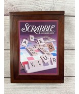 Hasbro Scrabble Vintage Board Game Collection Wooden Book Shelf Box Targ... - £15.85 GBP