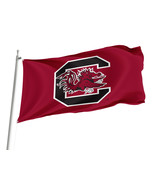 South Carolina Gamecocks  NCAAF Flag,Size -3x5Ft / 90x150cm, Garden flags - £23.36 GBP