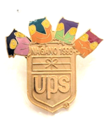 UPS 1998 Nagano Olympics Snowlets Owl Mascots Corporate Shield Logo Spon... - $23.84 CAD