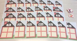 Alphabet House Game - Beginning Sounds - Learning Center Complete Set #2 - £31.45 GBP