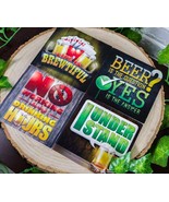 Ebros All About Beer Life is Brewtiful Men Gift Ceramic Coaster Set Of 4 - $24.11 CAD