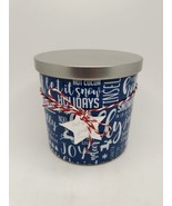 Santa&#39;s Workshop Milk &amp; Cookies 2-Wick Typography Candle, 14 Oz. - $19.70 CAD