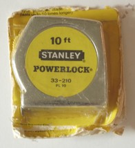 Stanley 10ft Powerlock Measuring Tape Vintage - £14.78 GBP