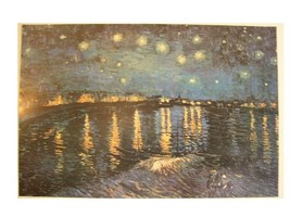 Vincent Van Gogh Poster Starlight Over the Rhone - $8.91