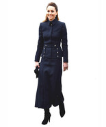 Princess Catherine Inspired Military-Style Blazer &amp; A-line Midi Skirt 2P... - $159.99