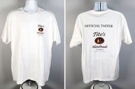 Tito&#39;s Handmade Vodka Austin Texas Official Taster T Shirt Mens XXL Cotton - £17.74 GBP