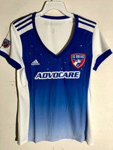 Adidas Women&#39;s MLS Jersey Dallas FC Team Blue sz XL - £6.74 GBP
