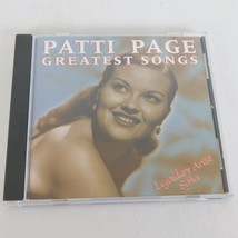 Patti Page Greatest Songs Legendary Artist CD 1995 Curb Records Pop Country - £5.51 GBP
