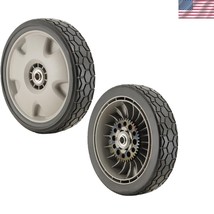 Replacement Pack of 2 Gray 9&quot; Mower Rear Wheels for Enhanced Performance - $1,344.91 MXN