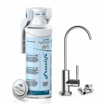 Frizzlife Under Sink Water Filter-NSF/ANSI 53&amp;42 Certified, W/Dedicated Faucet - £81.60 GBP