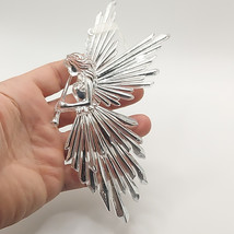 Large Christmas Angel With Long Trumpet Hanging Decoration - $20.23