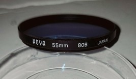 Hoya 55mm 80B Filter - Blue Color Correction - Made in Japan 100% positi... - £7.66 GBP