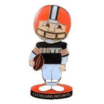 Cleveland Browns Bobblehead Hat Jersey Shirt Pin  NFL Licensed Jewelry G... - $15.72