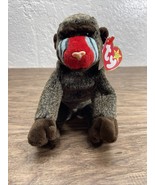 Vintage TY  1999 Beanie Baby Cheeks the Baboon KG - $13.52 CAD