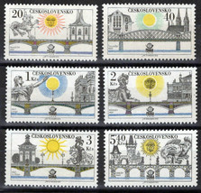 Czechoslovakia 2179-2184 MNH PRAGA &#39;78 Prague Bridges ZAYIX 0224M0057M - £2.16 GBP