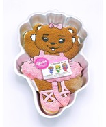 1992 Ballerina Bear Wilton Aluminum Dance Party Birthday Cake Pan Mold 2... - $13.70 CAD