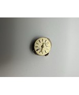 Vintage 14k Louvre Bulova Quartz Movement Needs Battery 15mm - £23.89 GBP