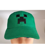 Jinx Minecraft Green Creeper video game gamer snapback hat cap - £8.33 GBP