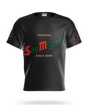 San Miguel Beer Logo Black Short Sleeve  T-Shirt Gift New Fashion  - £25.16 GBP