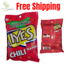 3X 75g IYES ROASTED PEANUTS CHILI FLAVOR فول سوداني مكسو محمص نكهة حار - £15.02 GBP