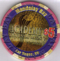2004 39th Academy of Country Music Awards Mandalay Bay Las Vegas Casino Chip - £8.75 GBP