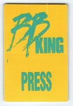 BB King Backstage Pass Blues Guitarist Rock Cloth Fabric Original Vintag... - £19.03 GBP