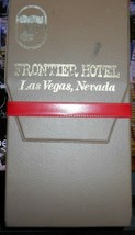 Frontier Hotel Las Vegas Vintage Flask/Bottle Holder Memorabilia  - £15.98 GBP