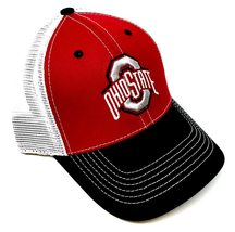 National Cap Eliminator Ohio State OSU Buckeyes Logo Curved Bill Mesh Tr... - £16.86 GBP