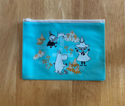 New Moomin Valley Characters Clear Stationery Cosmetic Masks Bag Pouch - $6.99