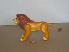 Fighting Action PVC Figure Of Disney Lion King Mufasa With Moving Legs  - £10.85 GBP