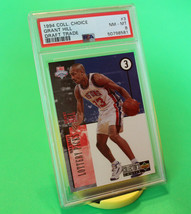 Grant Hill 1994 Collector&#39;s Choice Draft Trade Rookie PSA 8 Detroit Pistons RC - £27.94 GBP