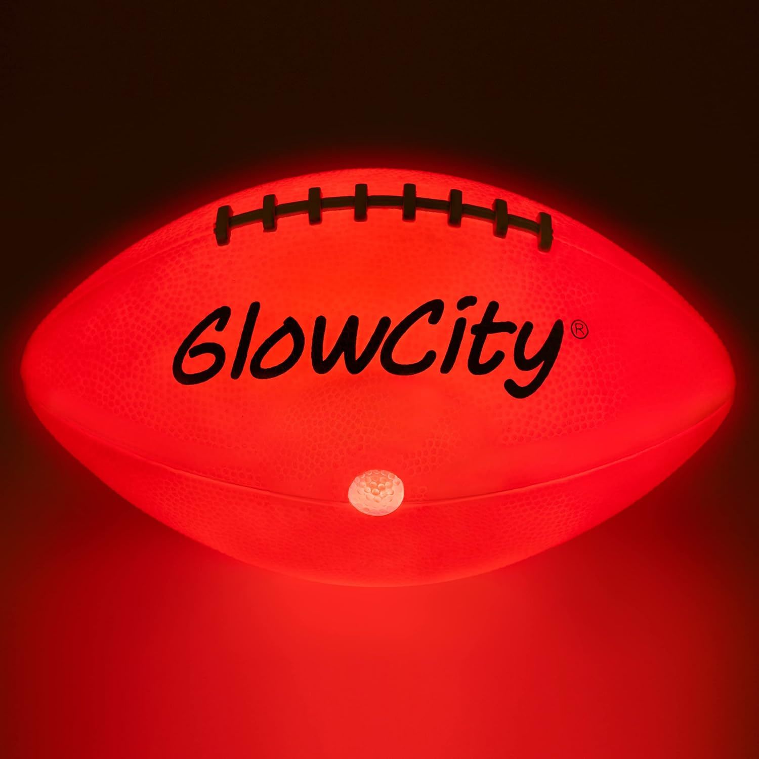 GlowCity Glow in The Dark Football - Light Up, Official Size Footballs - LED Lig