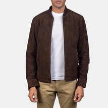 nferno Brown Leather Jacket - $143.00