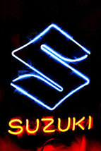 Brand New SUZUKI Auto Racing Beer Bar Neon Light Sign 16&quot;x15&quot; [High Qual... - £109.93 GBP
