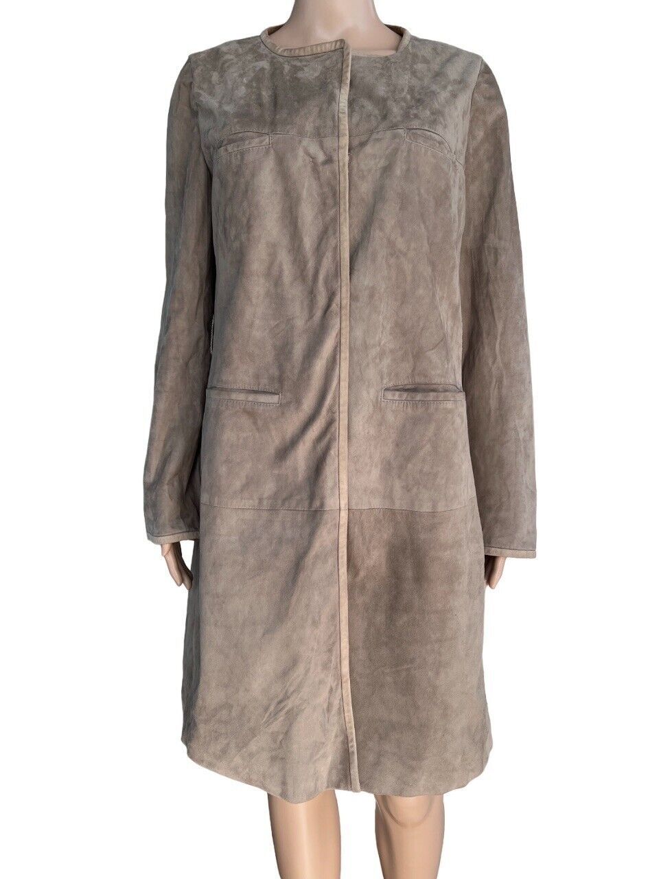 Primary image for Natural leather S Max Mara coat RRP 1180€