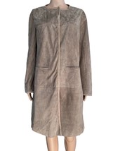 Natural leather S Max Mara coat RRP 1180€ - £101.80 GBP