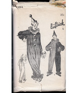Vintage 1940s Butterick 1694 Clown Costume and Hat Med - £9.42 GBP