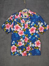 Ui-Maikai Mens Med Hawaiian Aloha Shirt Tropical Floral Vintage 60&#39;s-70&#39;... - $65.44